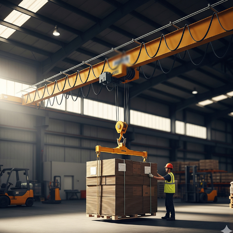 1000 kg electric wire rope hoist