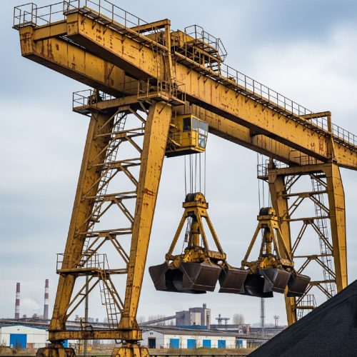 3.5 ton gantry crane for coal and mining plant