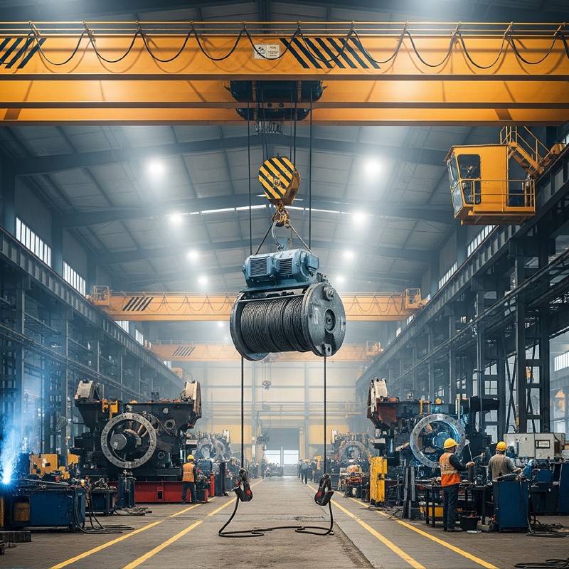 7.5 ton electric wire rope hoist apr cranes