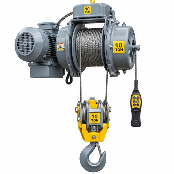 10 ton electric wire rope hoist - single/dual speed