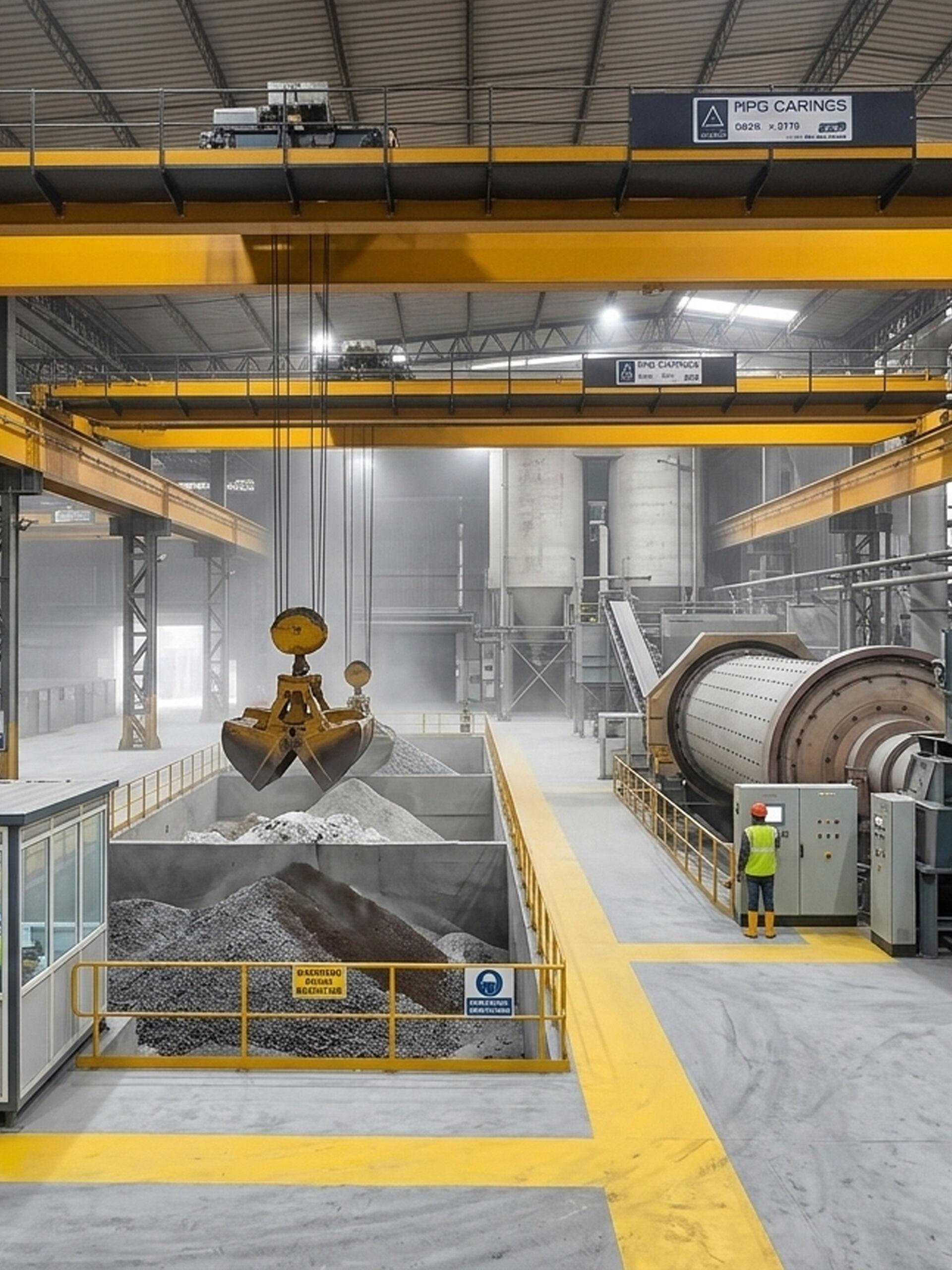 apr cranes in cement plant