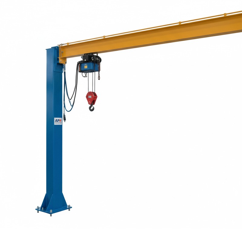 pillar jib crane design